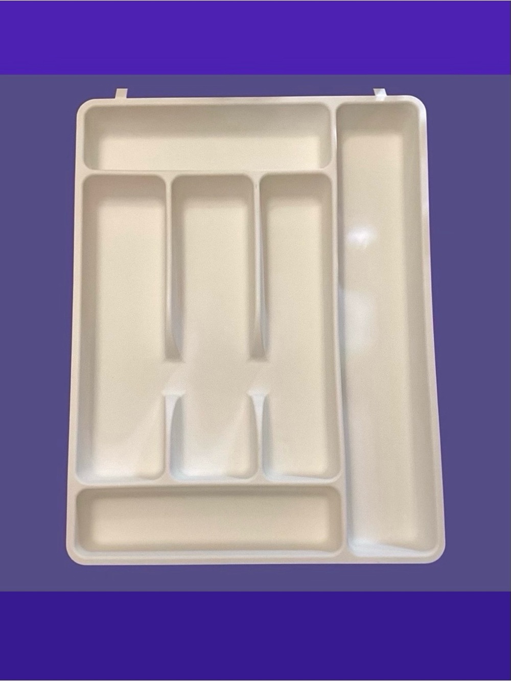 NWT Vintage IKEA RATIONELL 6 Compartment Drawer Tray 14.5x19 White